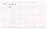 Dick Swatland  Signed 3x5 Index Card Autographed Football NFL Notre Dame