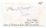 Gary Ferguson Signed 3x5 Index Card Autograph Actor West Side Story