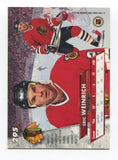 1994 Fleer Ultra Eric Weinrich Signed Card Hockey AUTO #295 Chicago Blackhawks