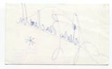 Arturo Brachetti Signed 3x5 Index Card Autographed Signature Magician