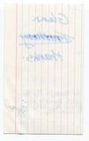 Trey Anthony Signed 3x5 Index Card Autographed Da Kink In My Hair Playwright
