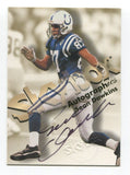 1998 SkyBox Sean Dawkins Signed Card Football NFL Autograph NFL AUTO