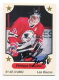 1991 7th Inning Sketch Philippe Boucher Signed Card Hockey Autograph AUTO #43