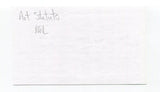 Art Statuto Signed 3x5 Index Card Autographed NFL Football Notre Dame