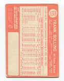 1964 Topps Frank Bolling Signed Baseball Card Autographed AUTO #115