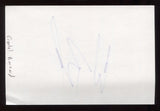 Crystal Bernard Signed 4 x 6 Inch Index Card HUGE Signature Autographed WINGS