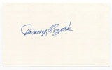 Danny Ozark Signed 3x5 Index Card Autographed MLB Baseball Los Angeles Dodgers