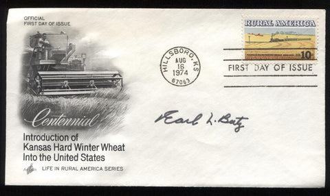 Clifford Case Signed First Day Cover Autographed FDC Signature