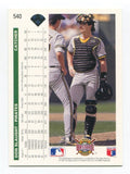 1992 Upper Deck Don Slaught Signed Card Baseball Autographed AUTO #540