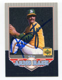 2003 Upper Deck Arms Race Rollie Fingers Signed Baseball Card Autographed #AR7