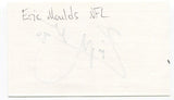 Eric Moulds Signed 3x5 Index Card Autographed NFL Football Buffalo Bills