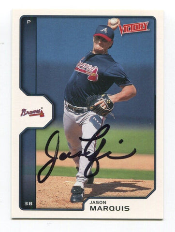 2002 Upper Deck Jason Marquis Signed Card Baseball MLB Autographed AUTO #265
