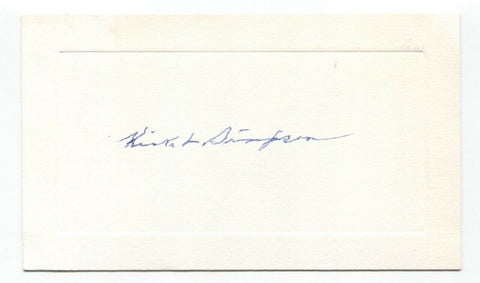 Kirke Simpson Signed Card Autographed Signature Journalist Pulitzer Prize Winner