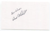 Darrell Sutherland Signed 3x5 Index Card Autographed Baseball MLB New York Mets