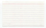 John Stape Signed 3x5 Index Card Autographed Signature Author Editor Writer