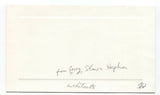 Perry Shaw and Hepburn Signed Card Autographed Signature Architects