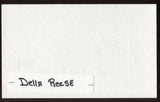 Della Reese Signed Index Card Signature Autographed AUTO