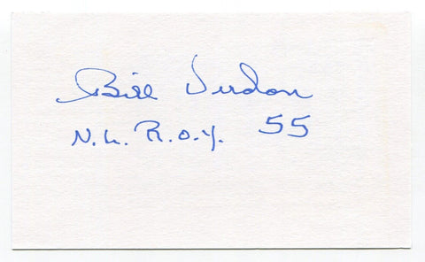 Bill Virdon Signed 3x5 Index Card Autograph Baseball MLB Pittsburgh Pirates
