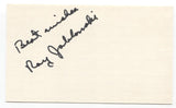 Ray Jablonski Signed 3x5 Index Card Baseball Autographed St. Louis Cardinals