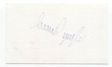 Denys Arcand Signed 3x5 Index Card Autograph Signature Director