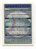 1996 Topps Marc Valdes Signed Card Baseball MLB Autographed AUTO #433