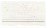 Mike Birbiglia Signed 3x5 Index Card Autographed Signature Actor Comedian