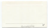 Carl Ludwig Schmitz Signed Card Autographed Science Artist