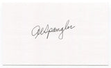 Al Spangler Signed 3x5 Index Card Autographed Baseball Houston Colt 45s