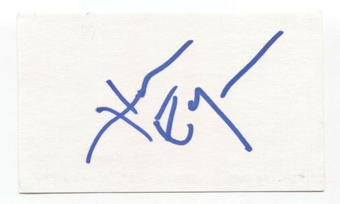 Atom Egoyan Signed 3x5 Index Card Autographed Signature Film Director