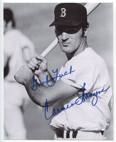 Carmen Fanzone Signed 8x10 Photo Autographed Baseball Boston Red Sox