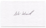 Bob Schmidt Signed 3x5 Index Card Autographed MLB Baseball New York Yankees