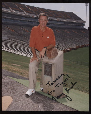 Tommy Bowden Signed 8x10 Photo Autographed Photograph Vintage Signature Football