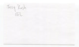 Jerry Rush Signed 3x5 Index Card Autographed NFL Football Detroit Lions