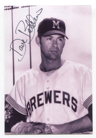 Dave Baldwin Signed Photo Autographed Signature MLB Baseball Milwaukee Brewers