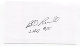 Bill Russell Signed 3x5 Index Card Autographed MLB Baseball Los Angeles Dodgers