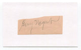 Gerald "Gerry" Nugent Signed Cut Index Card Autographed Phillies Owner MLB
