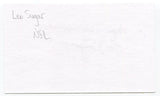 Leo Sugar Signed 3x5 Index Card Autographed Football NFL St. Louis Cardinals