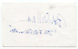 Bob Stillman Signed 3x5 Index Card Autographed Signature Actor Dirty Blonde