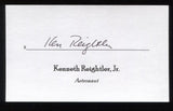 Kenneth Reightler Jr Signed 3x5 Index Card Signature Autographed NASA Astronaut