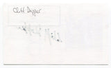 Cliff Dapper Signed 3x5 Index Card Autograph MLB Baseball 1942 Brooklyn Dodgers