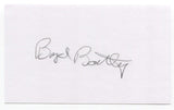 Boyd Bartley Signed 3x5 Index Card Baseball Autographed Brooklyn Dodgers