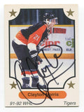 1991 7th Inning Sketch Clayton Norris Signed Card Hockey Autograph AUTO #318