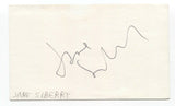 Jane Siberry Signed 3x5 Index Card Autographed Signature Singer