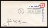 John Volpe Signed First Day Cover Autographed FDC Signature Governor