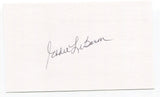 Eddie LeBaron Signed 3x5 Index Card Autographed NFL Football Dallas Cowboys