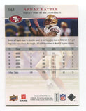 2008 Upper Deck Arnaz Battle Signed Card Football Autograph AUTO #161