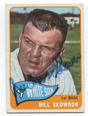 1965 Topps Bill Skowron Signed Card Baseball Autographed #70