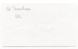 Ed Sharockman Signed 3x5 Index Card Autographed NFL Football Minnesota Vikings