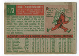 1959 Topps Bill Monbouquette Signed Baseball Card Autographed AUTO #173