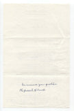 Herbert Charles Sanborn Signed Card Autographed Signature Philosopher
